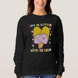 Sudadera Con Helado Postre Retro