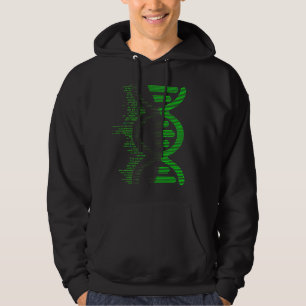 Sudadera con hélice de ADN digital – Cadena de cód