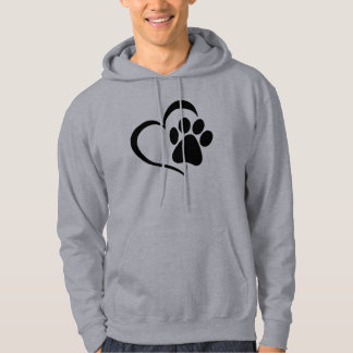 Sudadera con Huella de Pata y Corazón – Regalo par