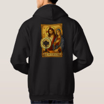 Sudadera con icono cristiano Like & Subscribe