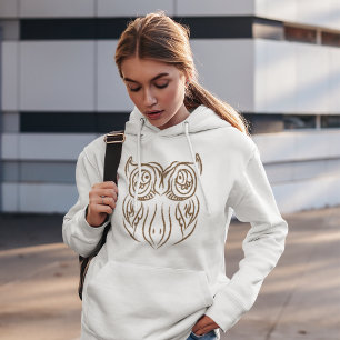 Sudadera con ilustración de búho