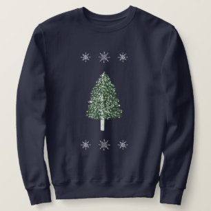 Sudadera con ilustración de copos de nieve de abet