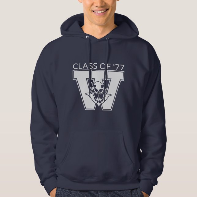Sudadera con la clase de Wa-Hi de 1977 (Anverso)