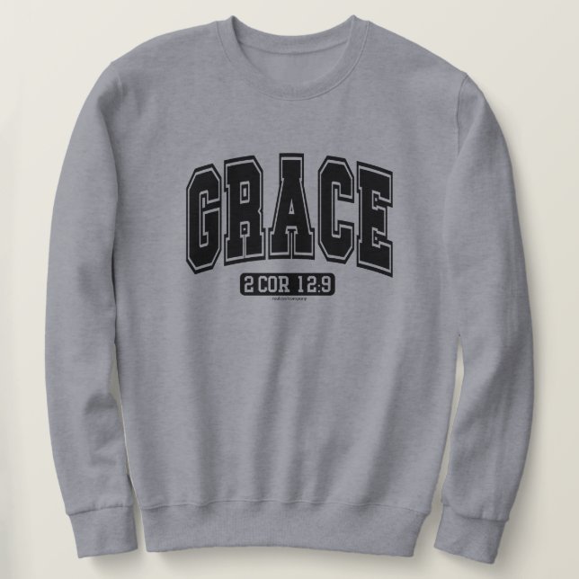 Sudadera con la fe cristiana de Gracia (Anverso del diseño)