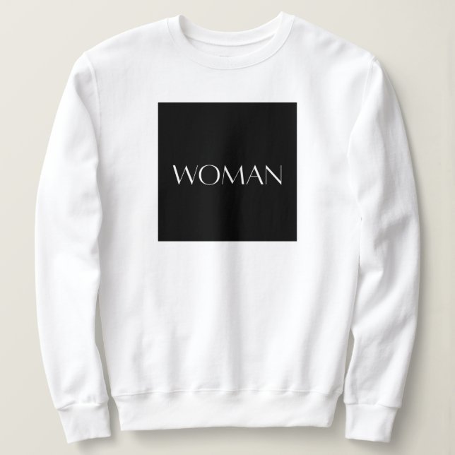 Sudadera con la firma de mujer (Anverso del diseño)