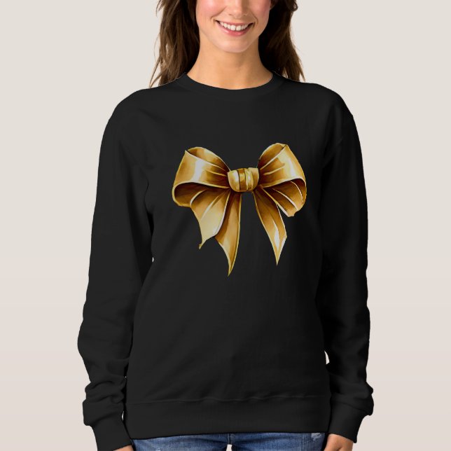 Sudadera con lazo dorado (Anverso)