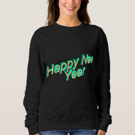 Sudadera con Letra de Feliz Año Nuevo
