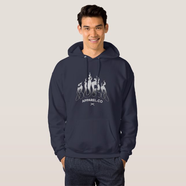 sudadera con llamas (Anverso completo)