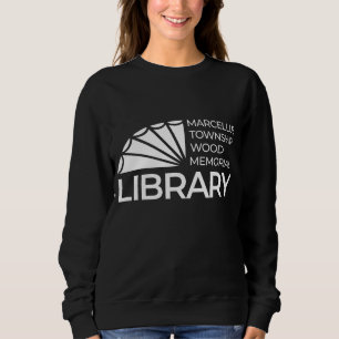 Sudadera con logo blanco