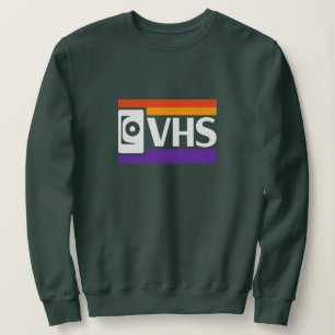 Sudadera con Logo Retro de VHS Vintage 80s 90s