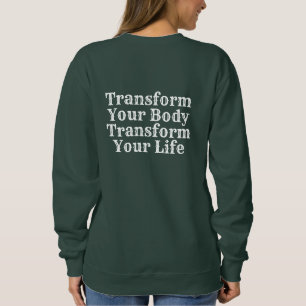 Sudadera con logotipo de la firma de coaching de R