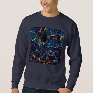 Sudadera con manchas de aceite