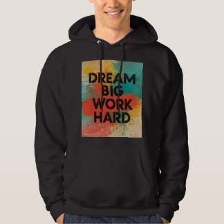 Sudadera con manga con motivación de salpicadura d