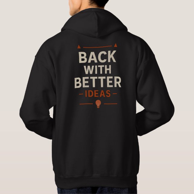 Sudadera con mejores ideas (Reverso)