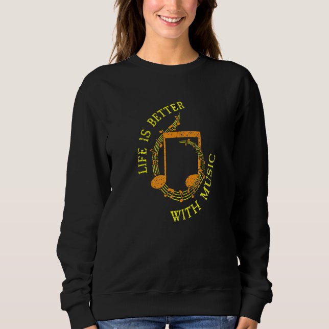 Sudadera Con música cantante compositora compositora (Anverso)