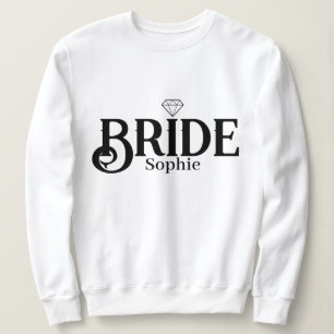 Sudadera con nombre de novia personalizado 2023