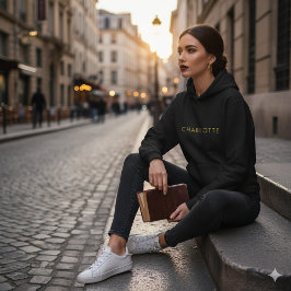 Sudadera con nombre personalizado acogedora y eleg