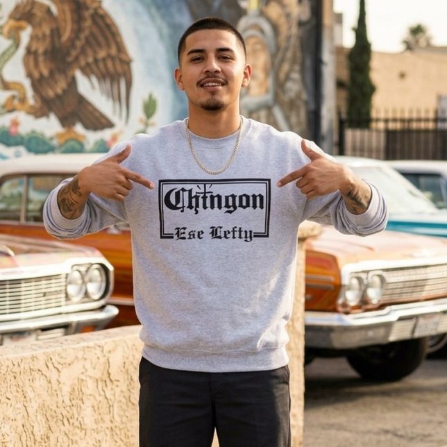 Sudadera con nombre personalizado Chingón (Chingón Custom Name sweatshirt)