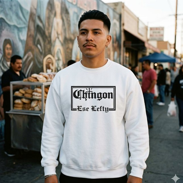 Sudadera con nombre personalizado Chingón (Chingón Custom Name sweatshirt)