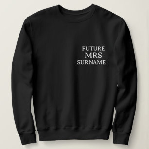 Sudadera con nombre personalizado Future Mrs