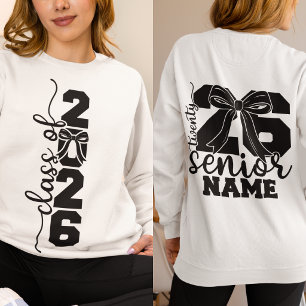 Sudadera con nombre personalizado para graduación