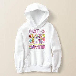 Sudadera con números coloridos de estrella de rock