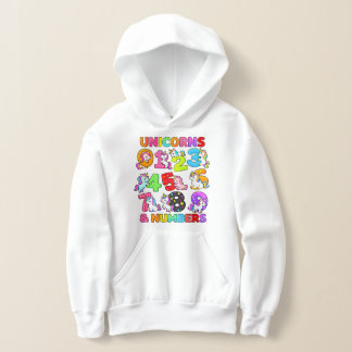 Sudadera con números de día de unicornio de matemá