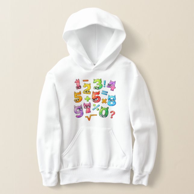 Sudadera con números de matemáticas para niños | D (Distribución )