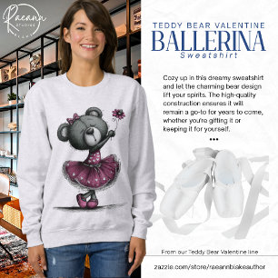 Sudadera con Oso de Peluche Bailarina para San Val