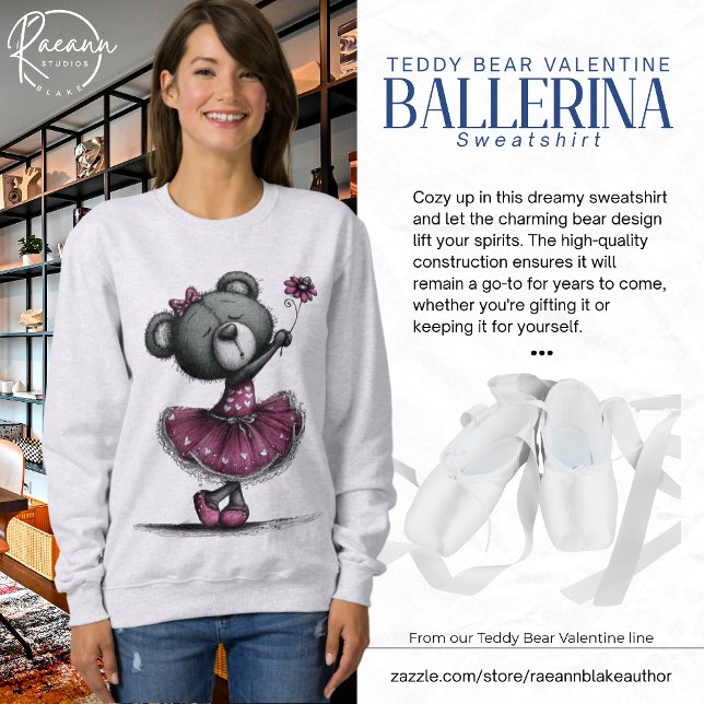 Sudadera con Oso de Peluche Bailarina para San Val (Subido por el creador)