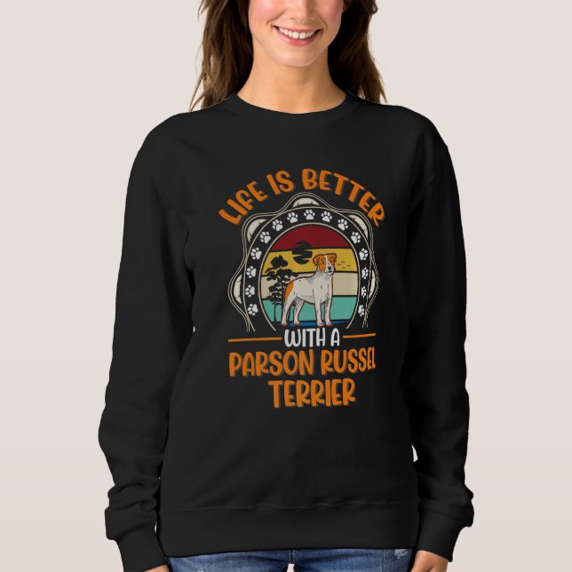 Sudadera con Parson Russell Terrier 1 (Anverso)