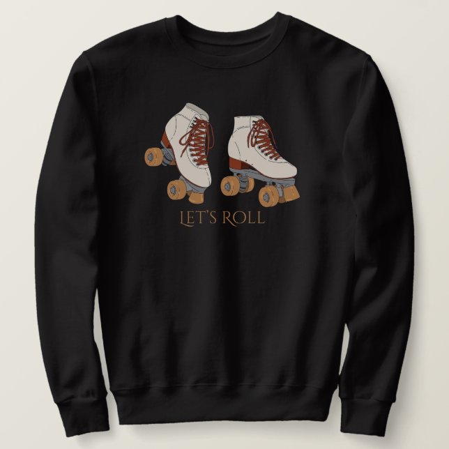 Sudadera con patines sobre ruedas (Anverso del diseño)