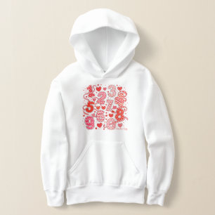 Sudadera con patrón de números de matemáticas lind