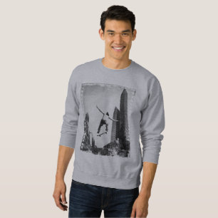 Sudadera con película de patinador de monopatín en