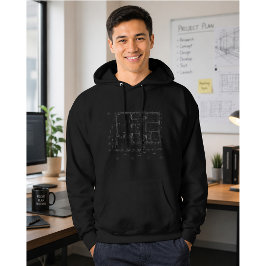 Sudadera con plano de arquitectura moderno
