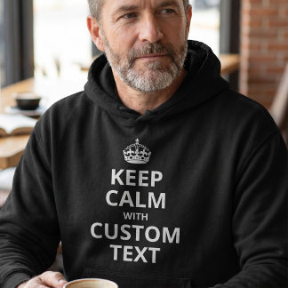 Sudadera con plantilla de cita personalizada 'Keep