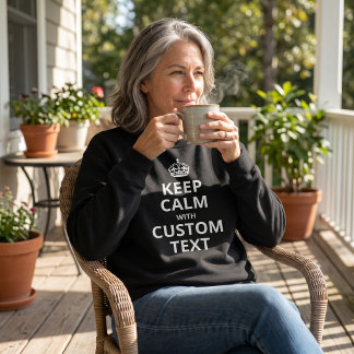 Sudadera con plantilla de cita personalizada Keep