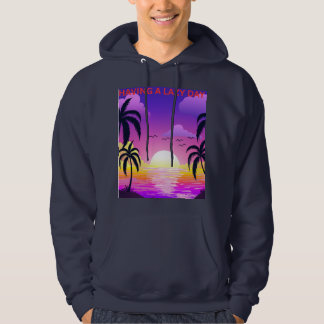 sudadera con puesta de sol de día perezoso