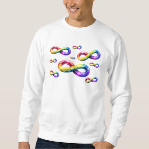 Sudadera con regalos de signos de infinito de arco