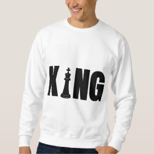 Sudadera con rey de ajedrez audaz