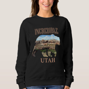 Sudadera Con Silhouette Increíble Utah Escalante Wilderne