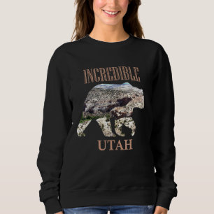 Sudadera Con Silhouette Increíble Utah Escalante Wilderne