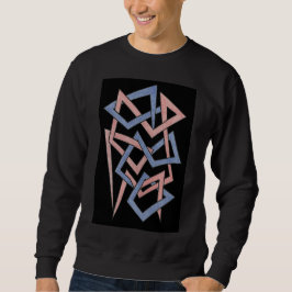 Sudadera con símbolo abstracto de formas místicas
