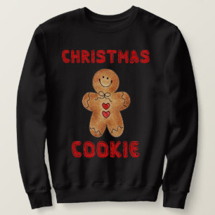 Sudadera con suéter feo divertido de galleta de Na