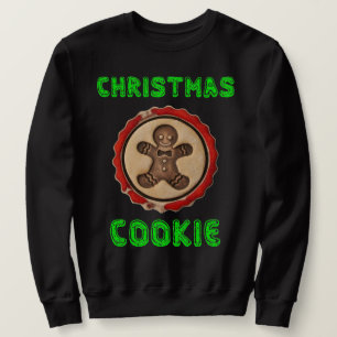 Sudadera con suéter feo divertido de galleta de Na