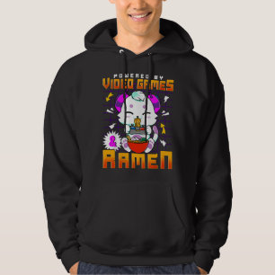 Sudadera Con tecnología de videojuegos y ramen anime kawaii