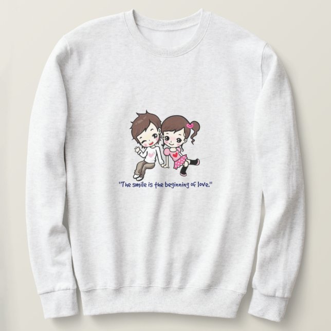 Sudadera con tema del día de San Valentín diseño d (Anverso del diseño)