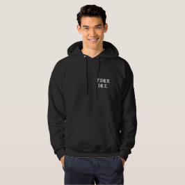 Sudadera con texto gótico blanco – Sudadera de str