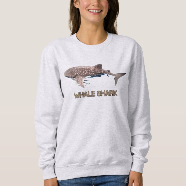 Sudadera con tiburón ballena (Anverso)