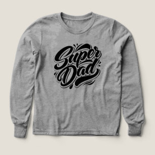 Sudadera con tipografía de diseño de Super Dad Her